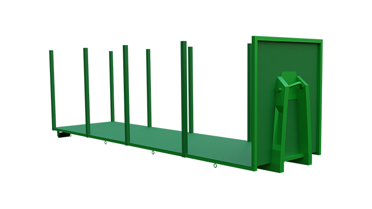 Platform for abroll container 2