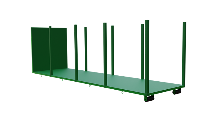 Platform for abroll container 4